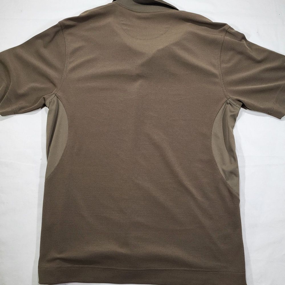 Callaway C-Tech Men's Medium Brown Short Sleeve Polo - Picture 5 of 7